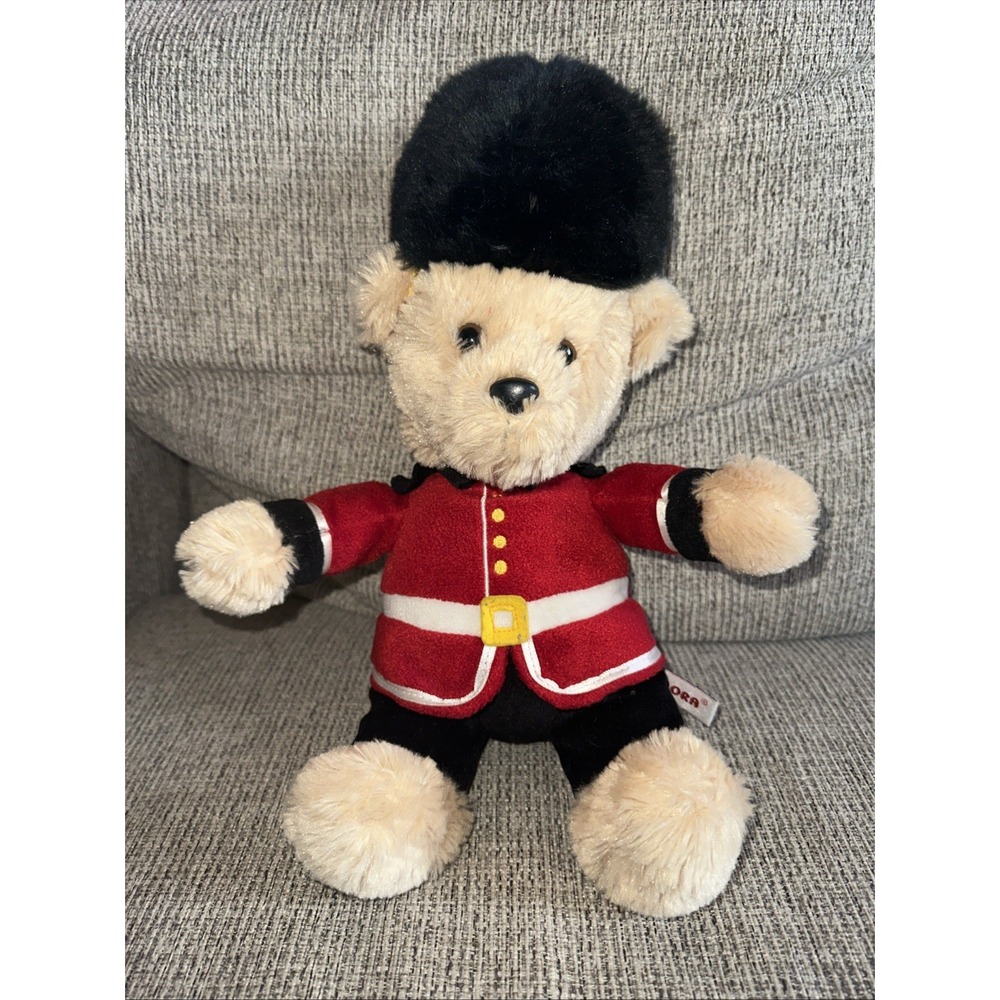 Plush Bear Tan Aurora‎ Stuffed Animal Toy 14" Guardsman Teddy Bear